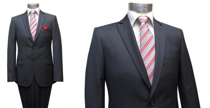 gestreifte Herren Anzug Modern