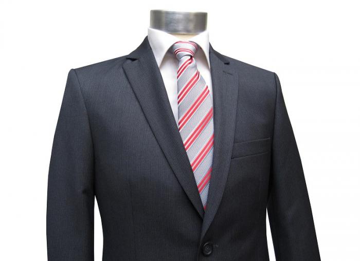 gestreifte Herren Anzug Modern