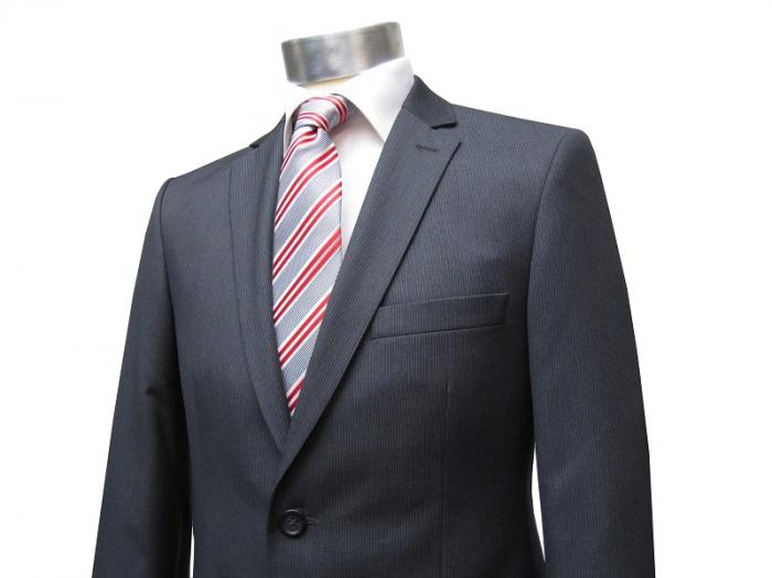 gestreifte Herren Anzug Modern