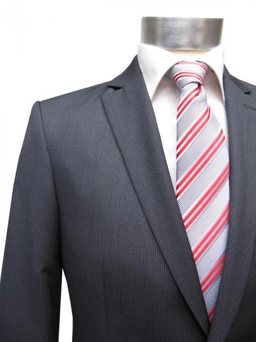 gestreifte Herren Anzug Modern