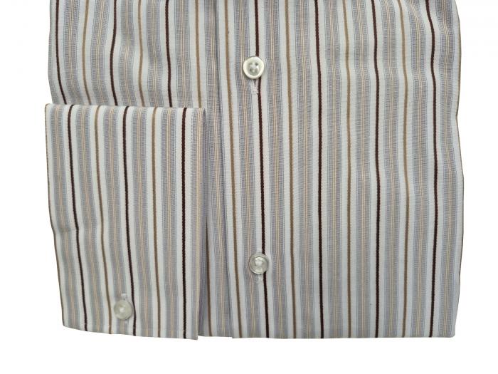 Streifen Herren Hemd Slim-fit Lang Arm