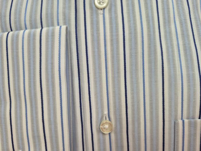 Streifen Herren Hemd Regular Lang Arm