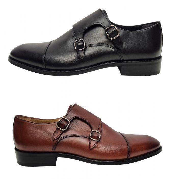 Doppel-Monk Herren Schuhe Doppelschnalle