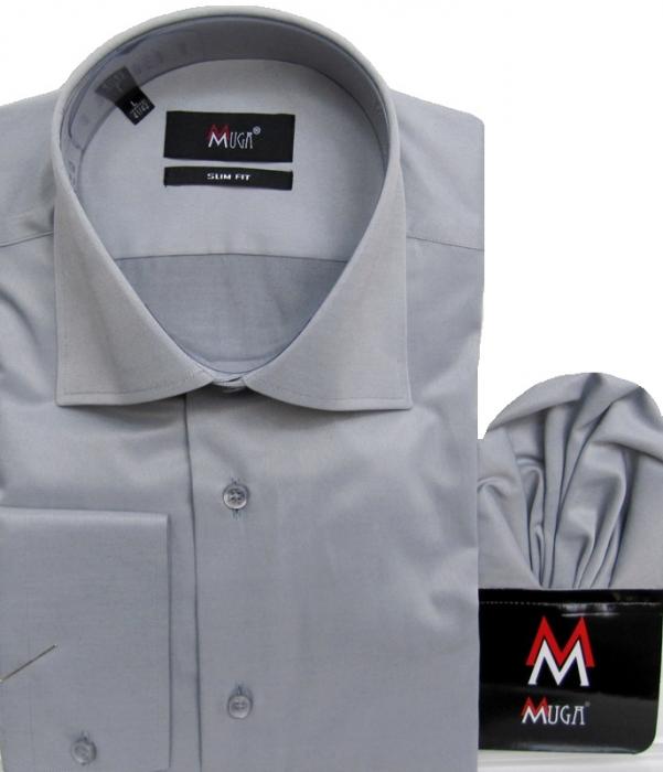 Herren Hemd mit leichtem Glanz Tailliert