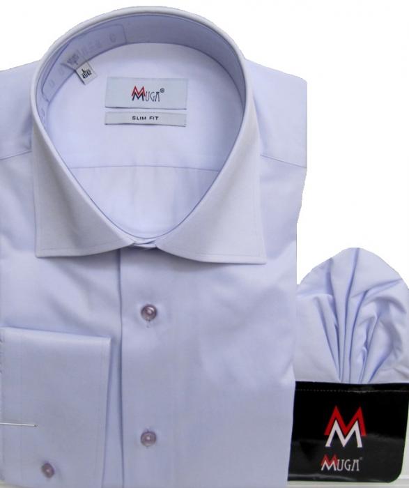 Herren Hemd mit leichtem Glanz Tailliert