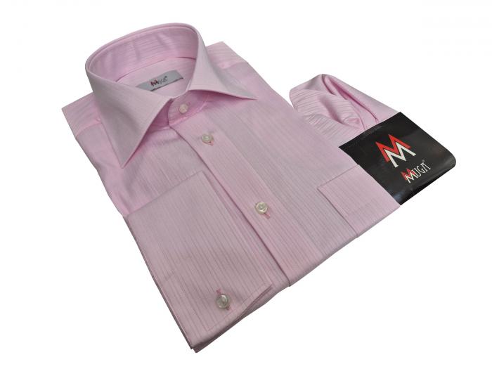 Strukturstreifen Herren Hemd Langarm