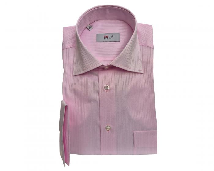 Strukturstreifen Herren Hemd Langarm