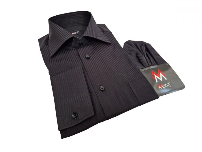 Schattenstreifen Herren Hemd Langarm Regular