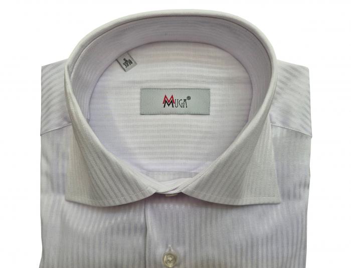 Schattenstreifen Herren Hemd Langarm Regular