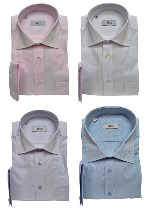 Uni Streifen Herren Hemd Langarm Regular