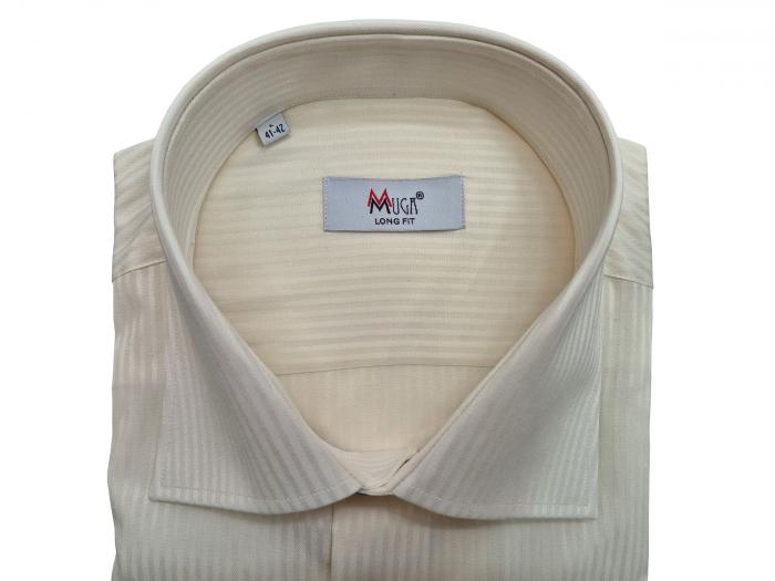 Extra langer Arm Herren Hemd Schattenstreifen Regular