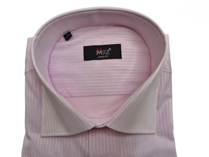 Extra langer Arm Herren Hemd Schattenstreifen Regular