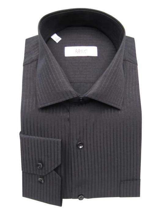 Elegante Herren Hemd Langarm Schattenstreifen