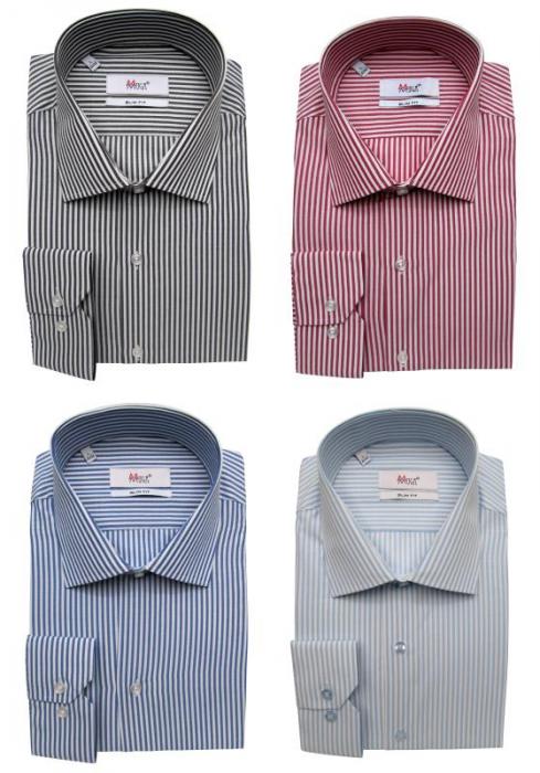 Langarm Hemd Blockstreifen Slim Fit in Köln