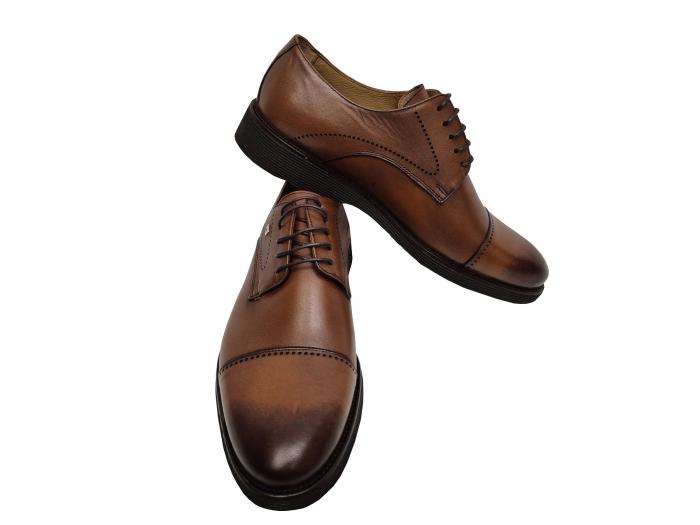 Herren Schnürschuhe Bequem Echtleder