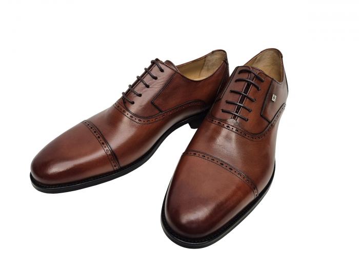 Herren Brogue Lederschuhe Anzugschuhe