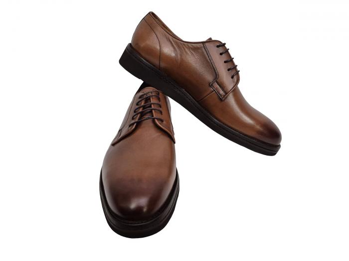 Herren Lederschuhe Bequeme Schnürschuhe Keilabsatz