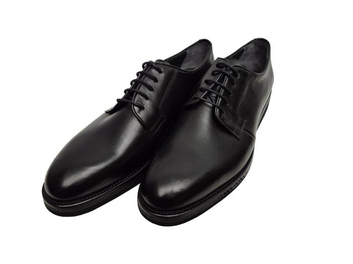 Herren Lederschuhe Bequeme Schnürschuhe Keilabsatz