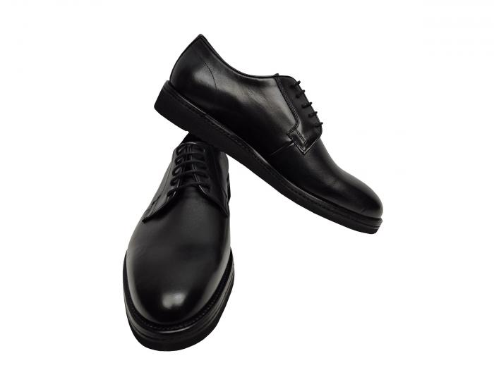 Herren Lederschuhe Bequeme Schnürschuhe Keilabsatz