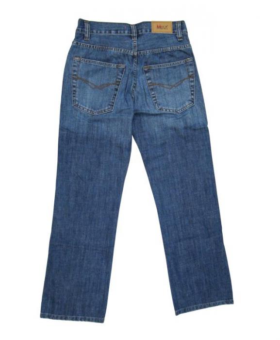 Klassische Herren Jeans Hose Blau