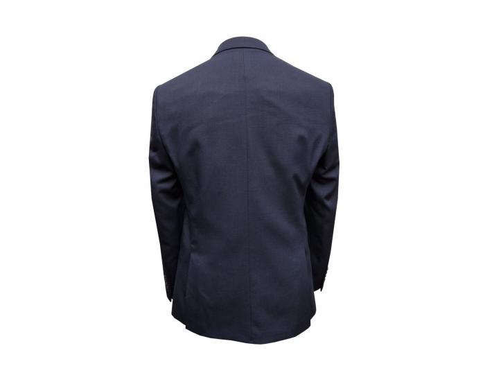 Strukturierte Slim Fit Herrenanzug mit Weste