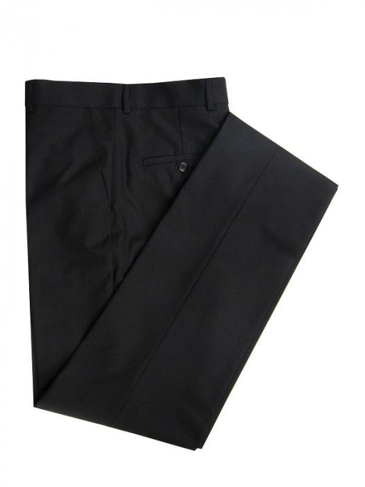 Herrenhosen Bequeme Schnitt Schwarz