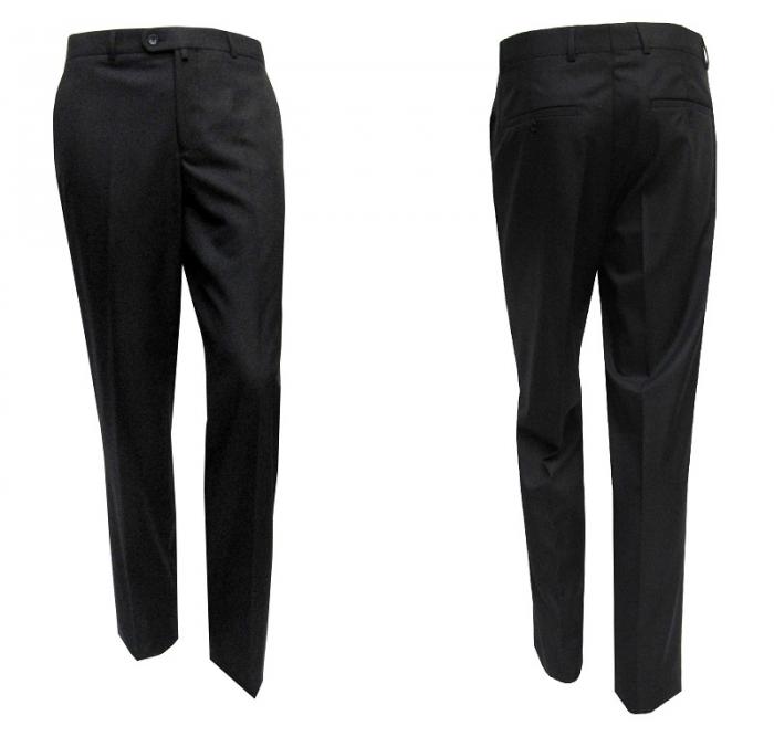 Herrenhosen Bequeme Schnitt Schwarz