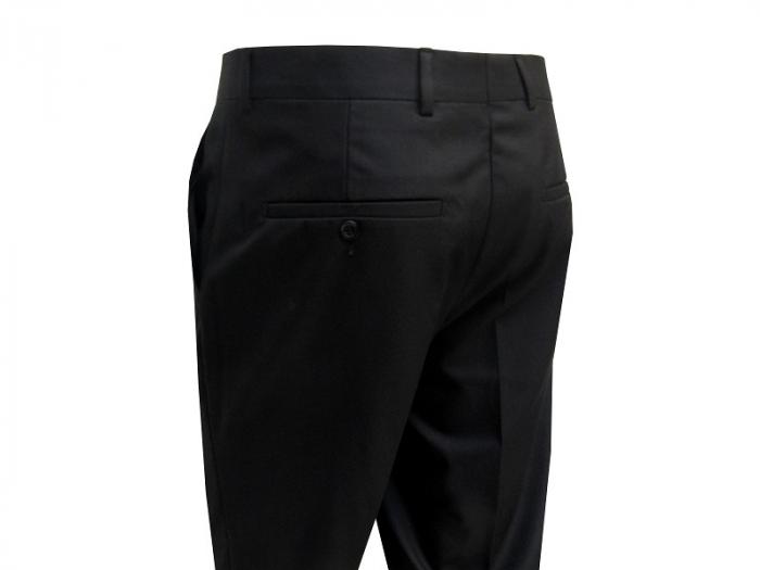 Herrenhosen Bequeme Schnitt Schwarz