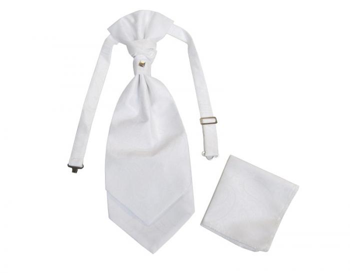 Plastron (Krawatte) mit Einstecktuch