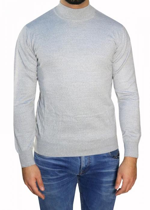 Stehkragen Herren Pullover