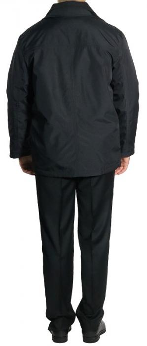 Herren Herbst WinterJacke Parka Schwarz