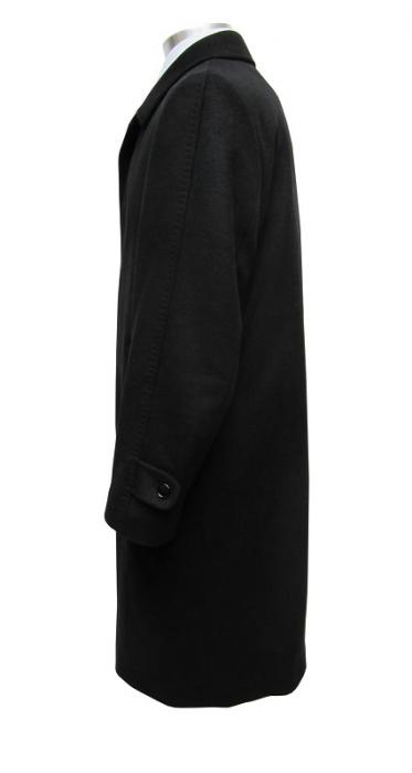 Herren Mantel lang Schwarz Übergröße