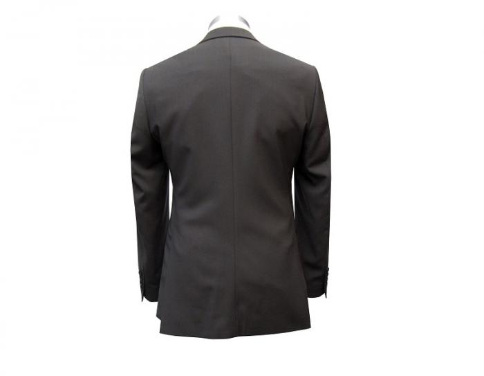 Herren Anzug 2 Schlitz Taupe Braun 46