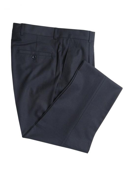 Herren Bundfaltenhose Anzughose Regular