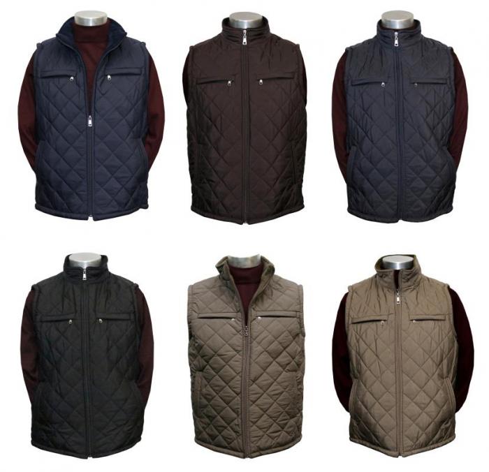 Steppweste Herren warme Übergangsjacke