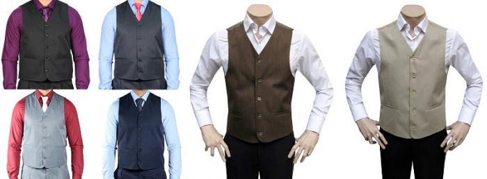 Klassische Herren Weste Anzugweste