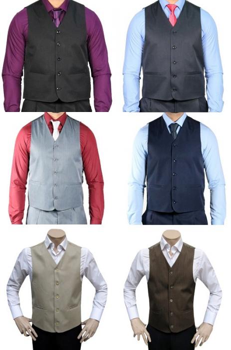 Klassische Herren Weste Anzugweste