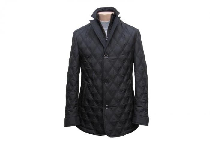 Herren Übergangsjacke Steppjacke Doppelkragen