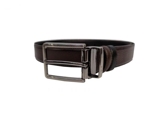 Wendegürtel Leder Braun/Schwarz, Blau/Schwarz