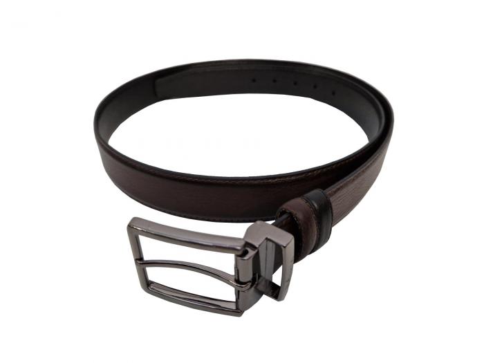 Wendegürtel Leder Braun/Schwarz, Blau/Schwarz