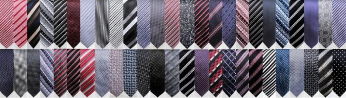 Herren Krawatten gemustert