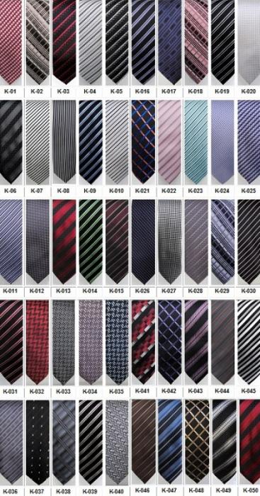 Herren Krawatten gemustert