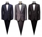 Regular Fit Herren Anzug mit Weste Kurzgrößen