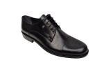 Bequem Schwarze Herrenschuhe Echtleder
